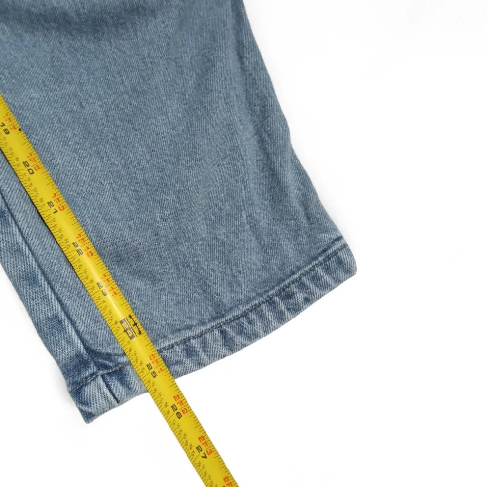 Lucky Brand Liquid Denim Luxe Cargo Jeans Relaxed Light Wash Sz 12/31